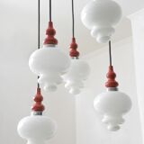 Cascade hanging lamp, 70s