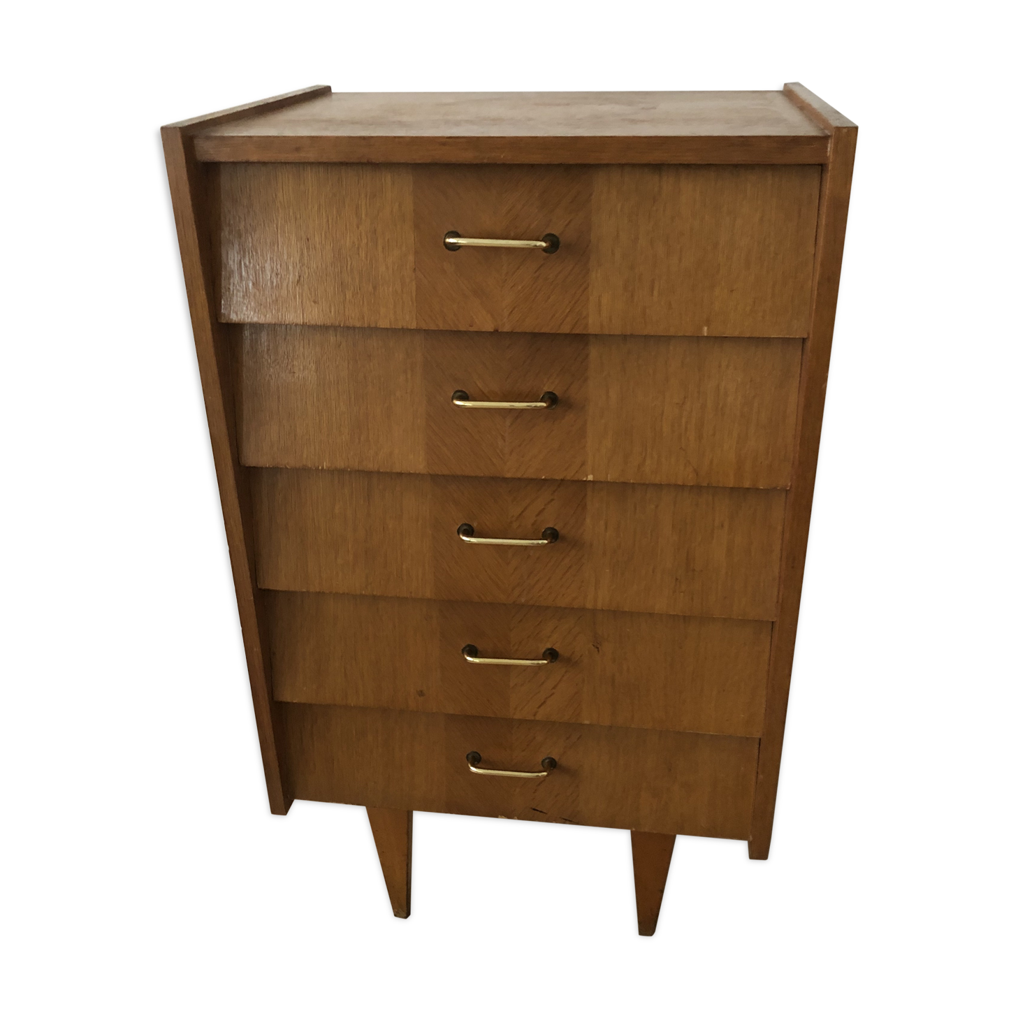 Vintage chiffonnier feet compass year 50