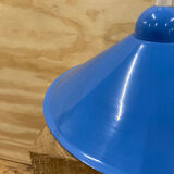 Vintage blue metal pendant light