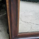 Antique wooden mirror