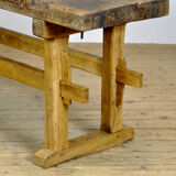 Oak worktable, circa 1930