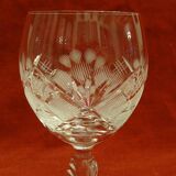 6 cut crystal glasses