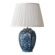 Vintage table lamp in blue and white ceramic from Delft, signed Makkum, hand-painted, 1950s