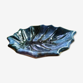 Vintage leaf trinket bowl Vallauris