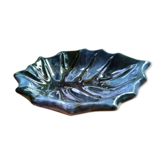 Vintage leaf trinket bowl Vallauris