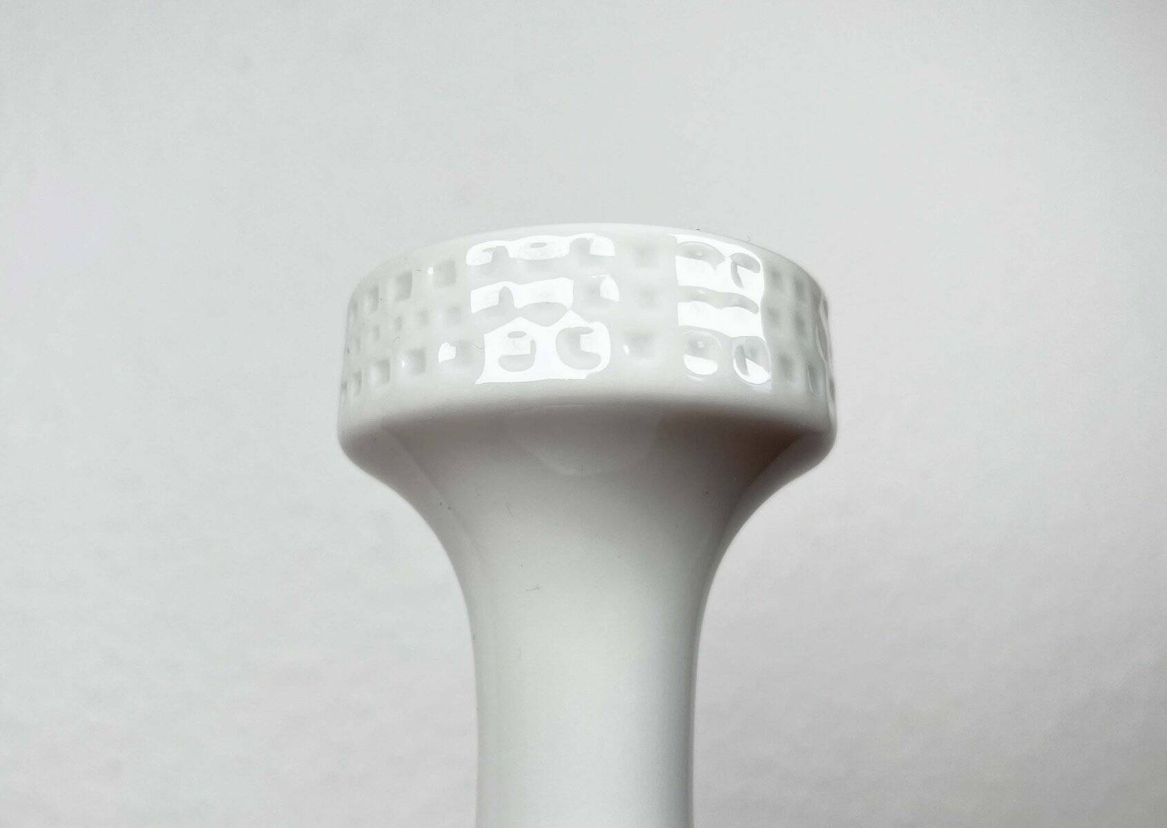 Vintage porcelain vase by Hans Achtziger for Hutschenreuther, 1970s.