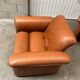 Paire fauteuils cuir design italien