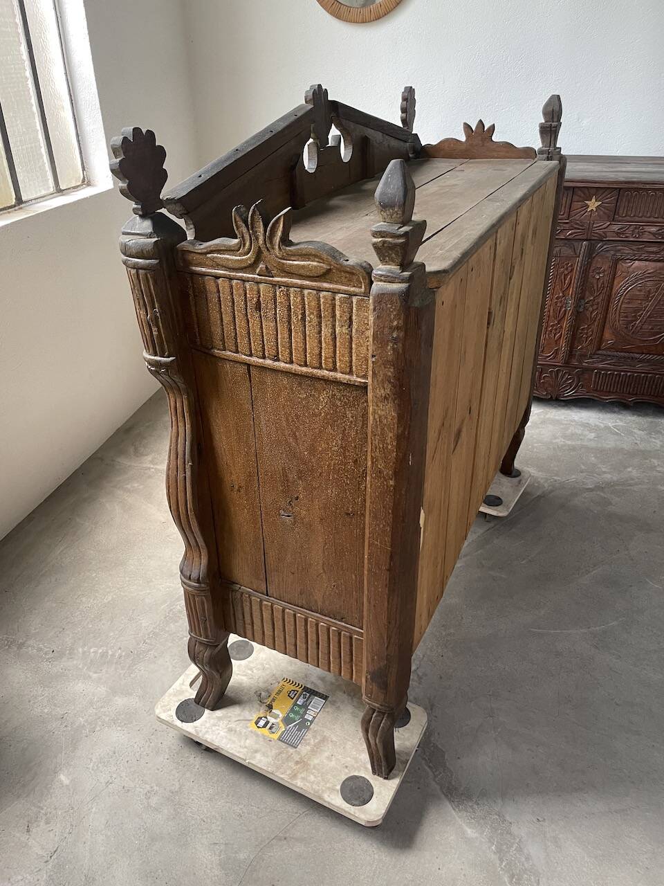 Auvergne brutalist folk art furniture 1890