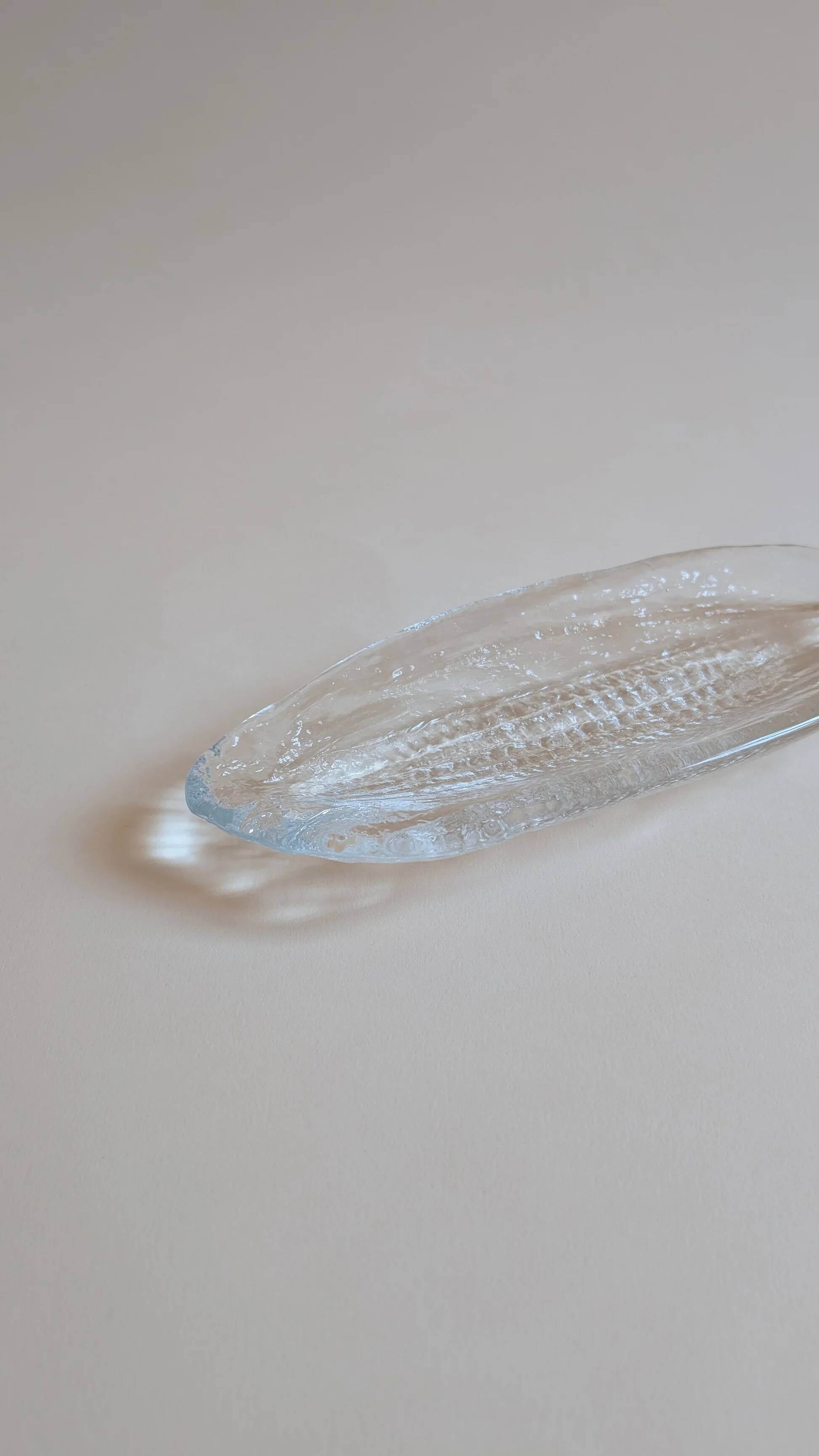 Corn cob glass tray