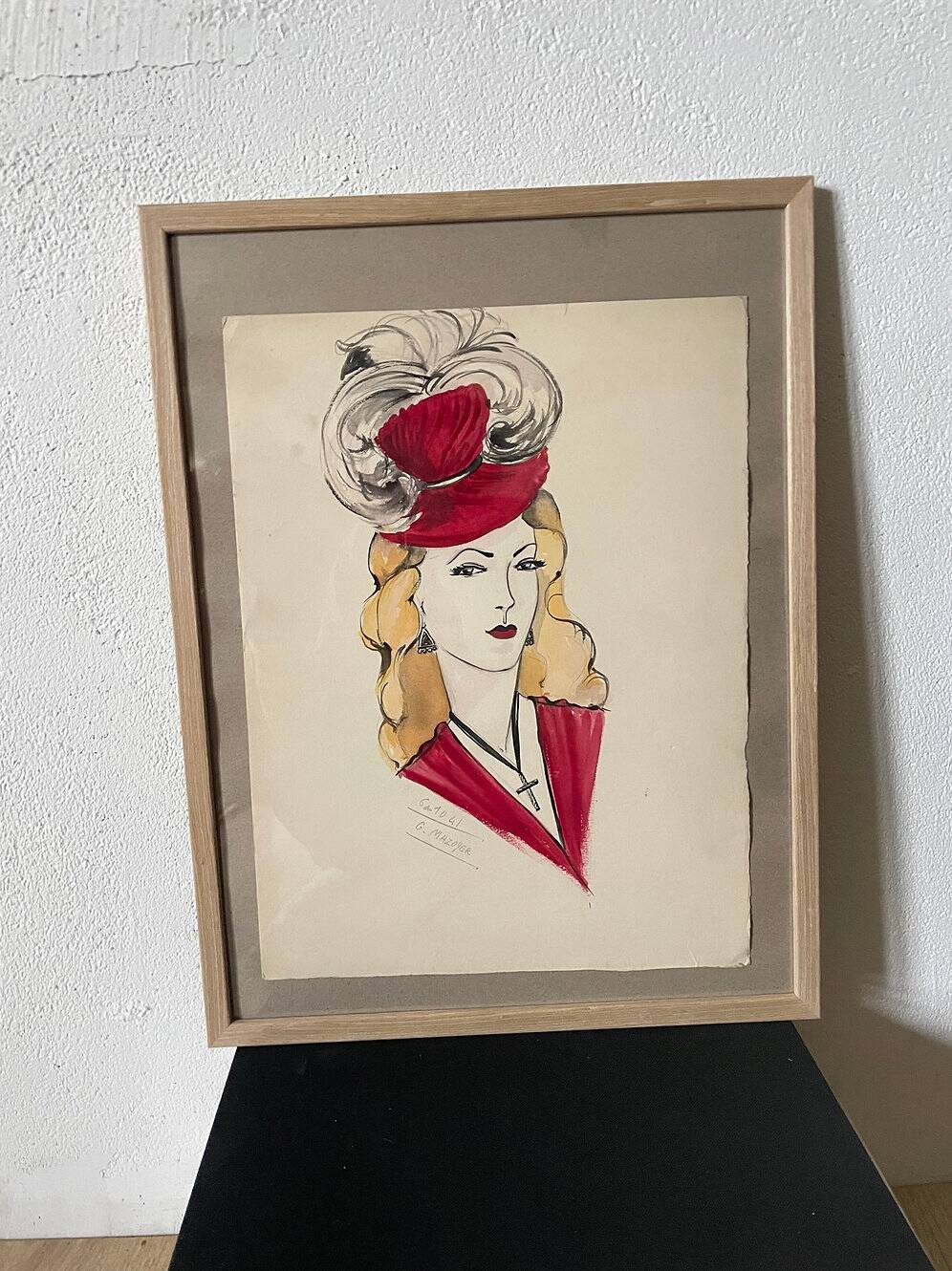 Dessin de mode G Mazoyer