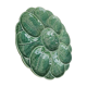 Green barbotine aperitif dish