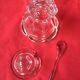 Mustard maker and his baccarat crystal spoon