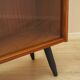 Mahogany display cabinet with glass front, Denmark, 1970s