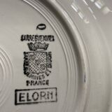 Set of 21 Digoin Sarreguemines "Elorn" soup plates