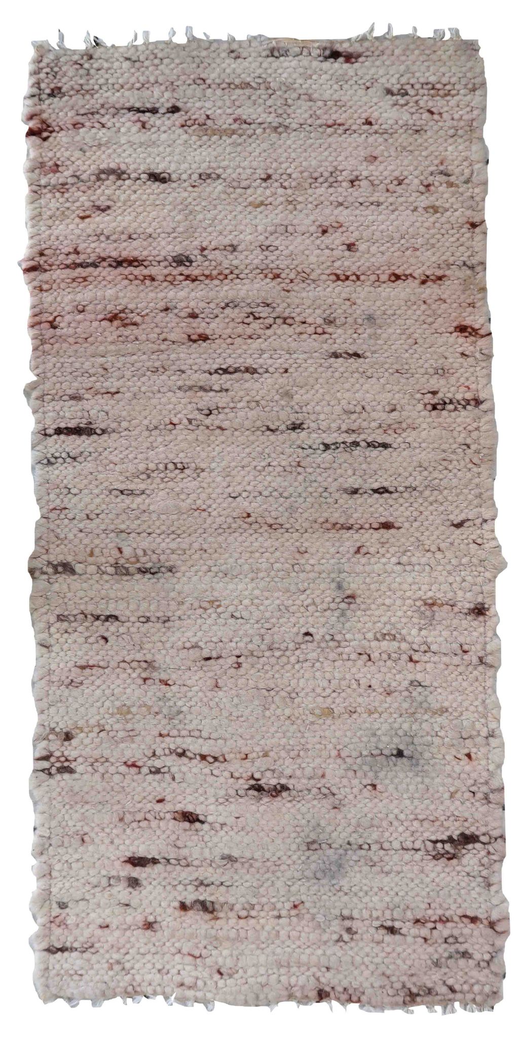 Vintage indian kilim handmade carpet 54cm x 118cm, 1970s
