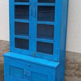 Vaisselier en bois bleu
