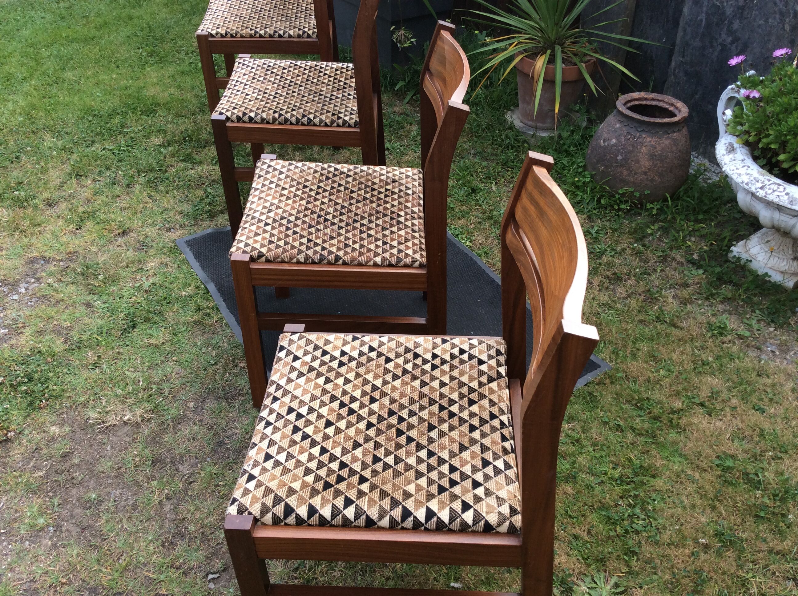 Vintage Scandinavian teak chairs