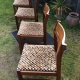 Vintage Scandinavian teak chairs
