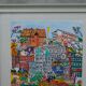 Hand signed modern lithograph by Gunilla Mann, 1990s.