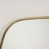 Pair of mirrors in the style of Gio Ponti, 1980s-90s.