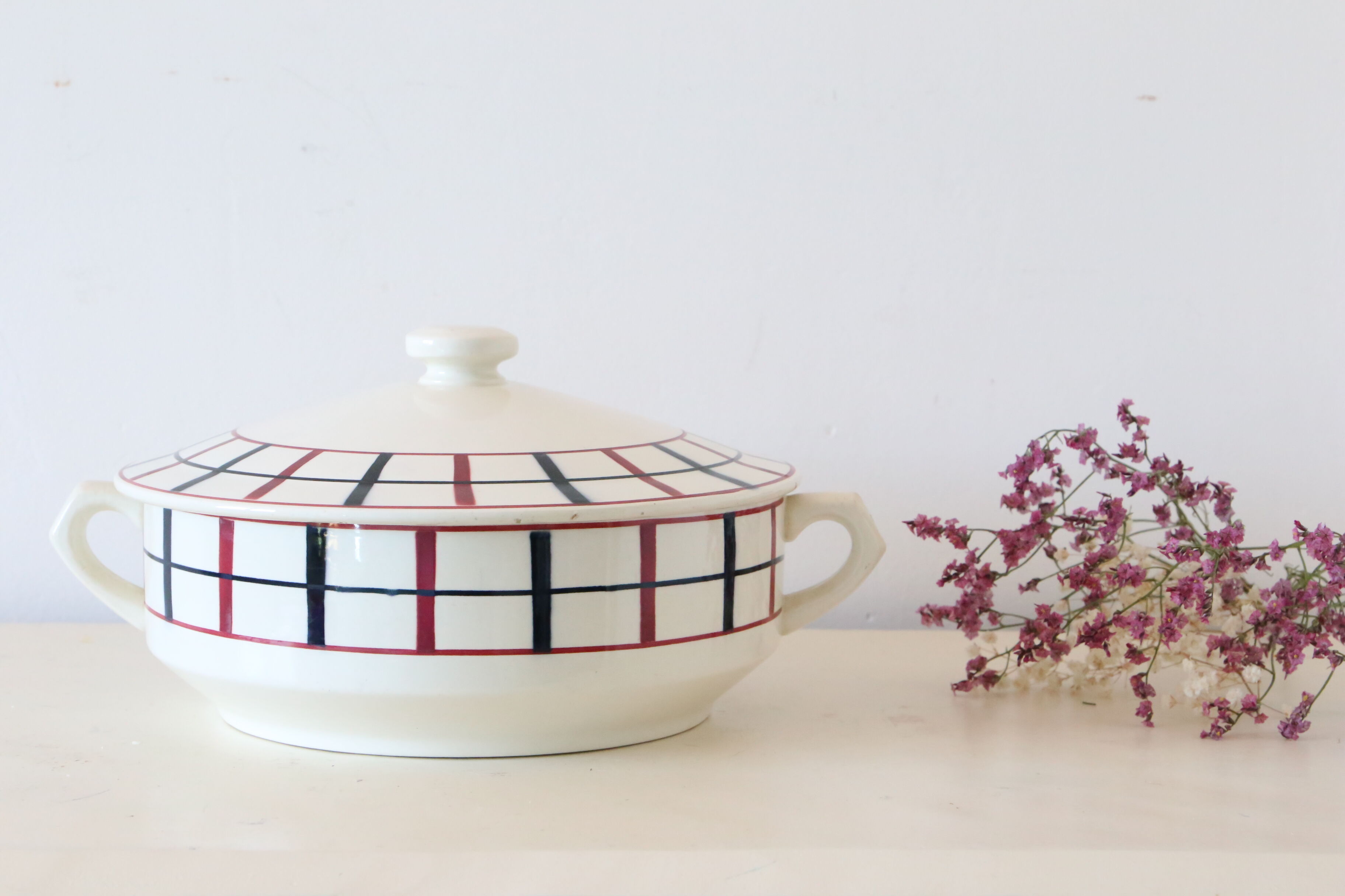 Soup bowl, Saint Amand, vintage