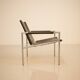 "SZ02" black leather armchair by Martin Visser for Spectrum 90's