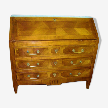 Louis VVI-style scribanne chest of drawers
