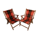 Pair of Vintage Pop Folding Chairs