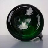 Italian green glass decanter and tumbler, 1960s, set of 7.