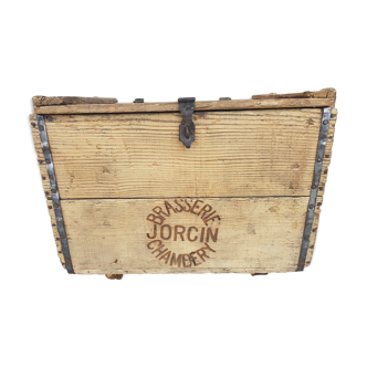 Old bottle holder "Jorcin Chambery Brewery"