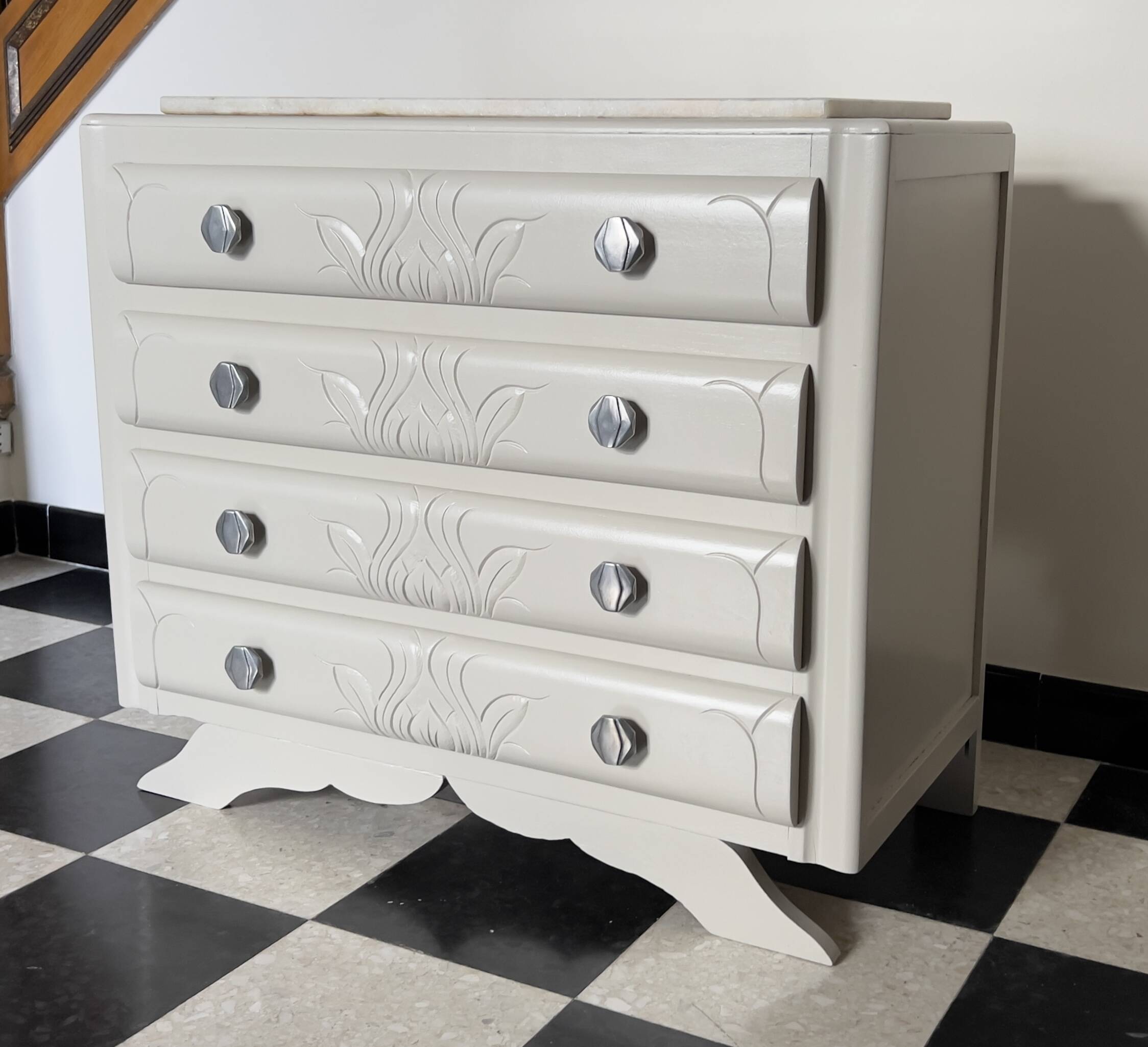 Commode art déco rénovée