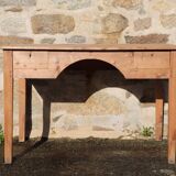 American desk in raw wood 1900