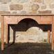 American desk in raw wood 1900