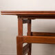 Danish teak table model "elevator" adjustable high and low, Kai Kristiansen, V.M.Mobler 1960