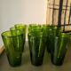 9 Vintage Blown Glass Glasses