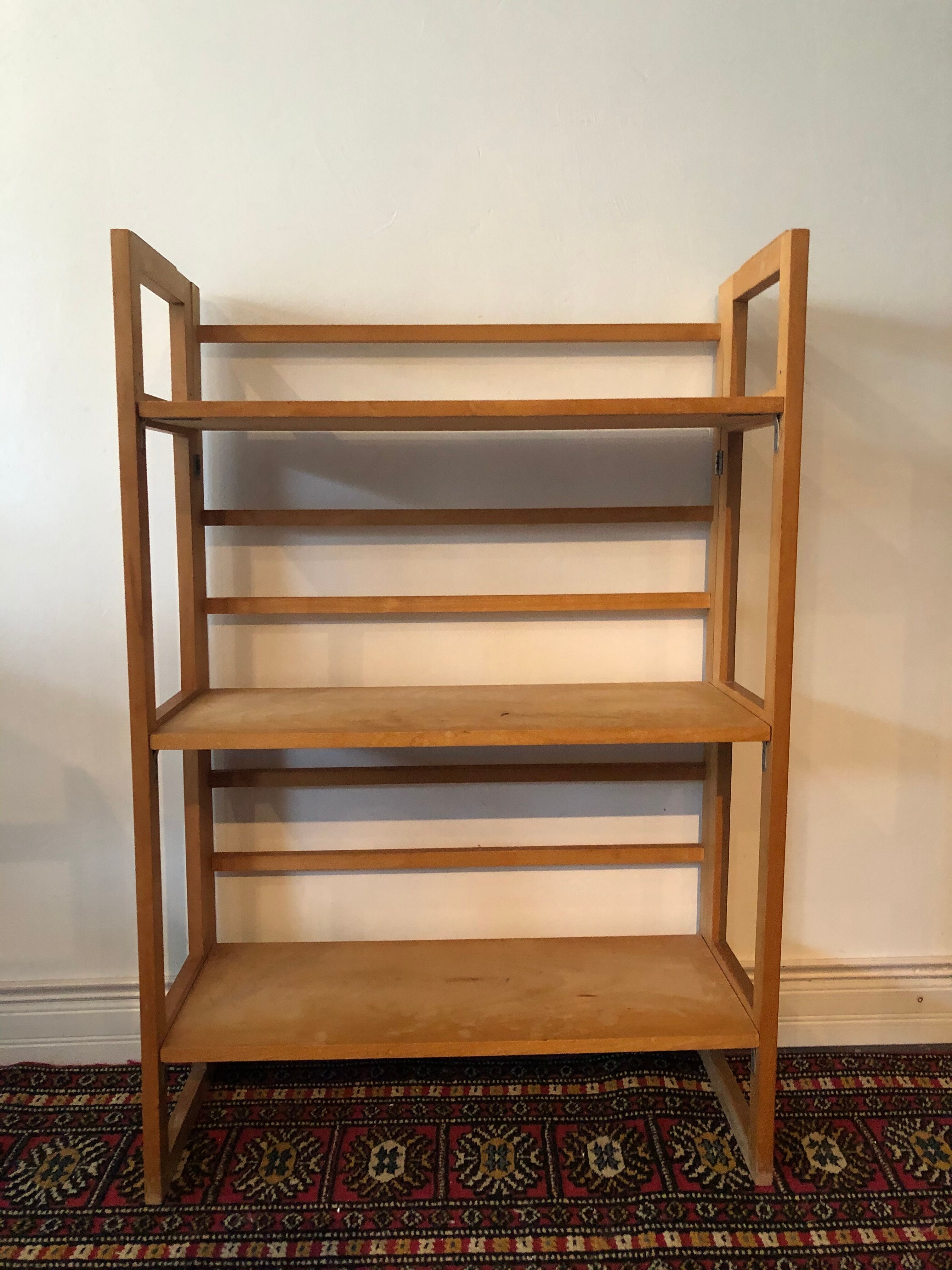 Vintage bookseller's shelf