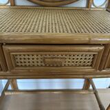 Bamboo rattan dressing table