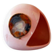 Lampe en céramique et tranche d agate, 1970