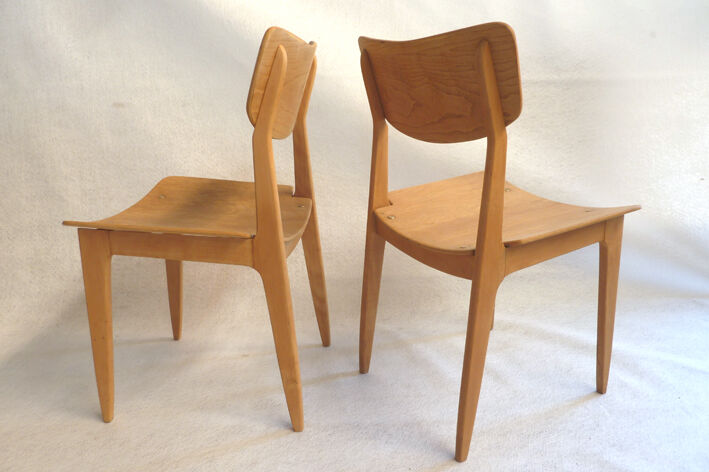 Pair of chairs wood 50