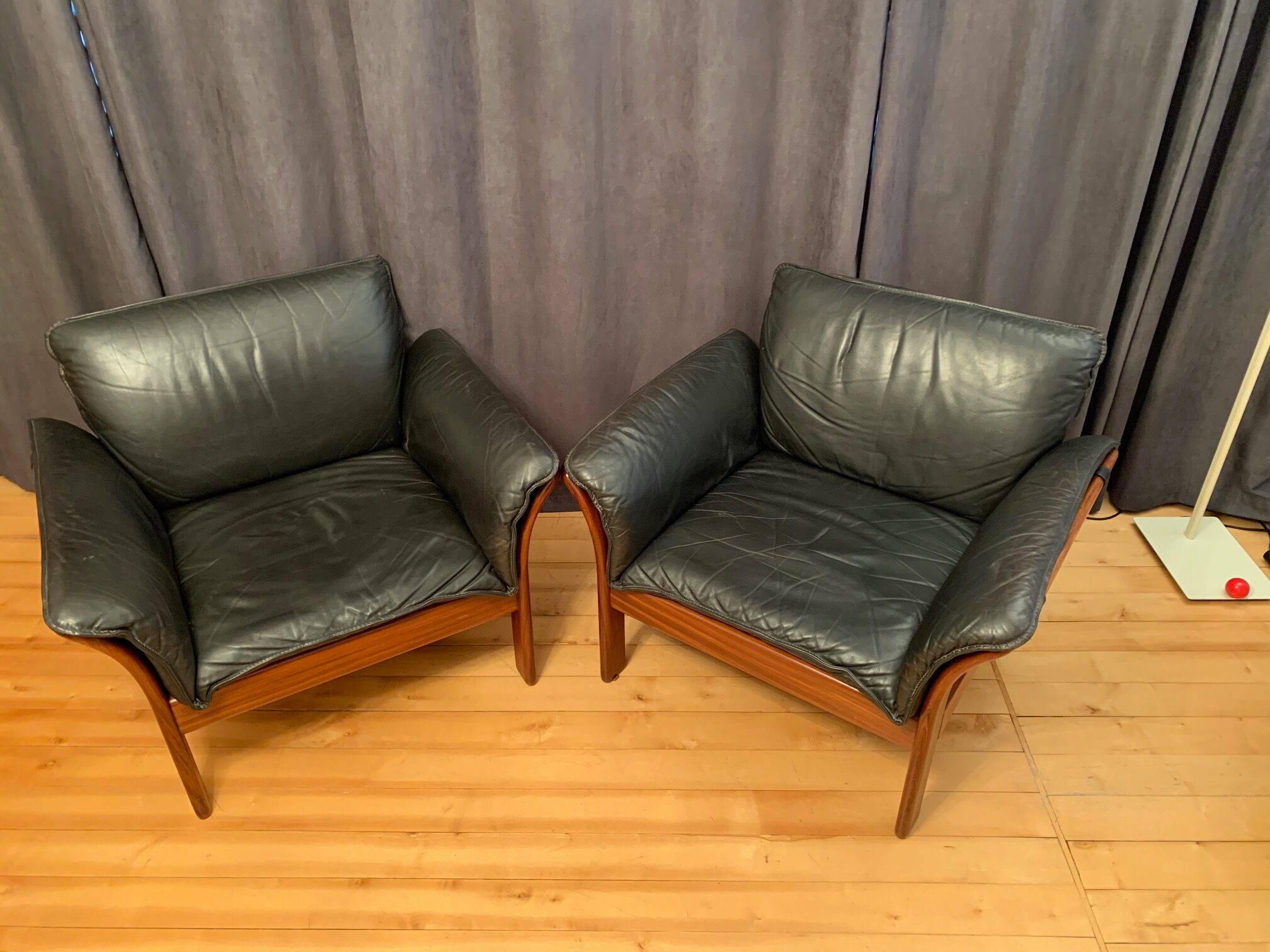 A pair of armchairs, Denmark, 1970s