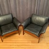 A pair of armchairs, Denmark, 1970s