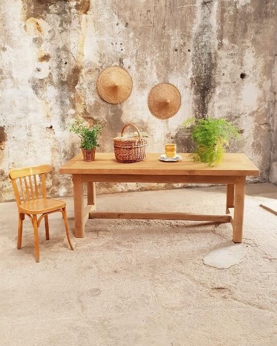 Old farmhouse table