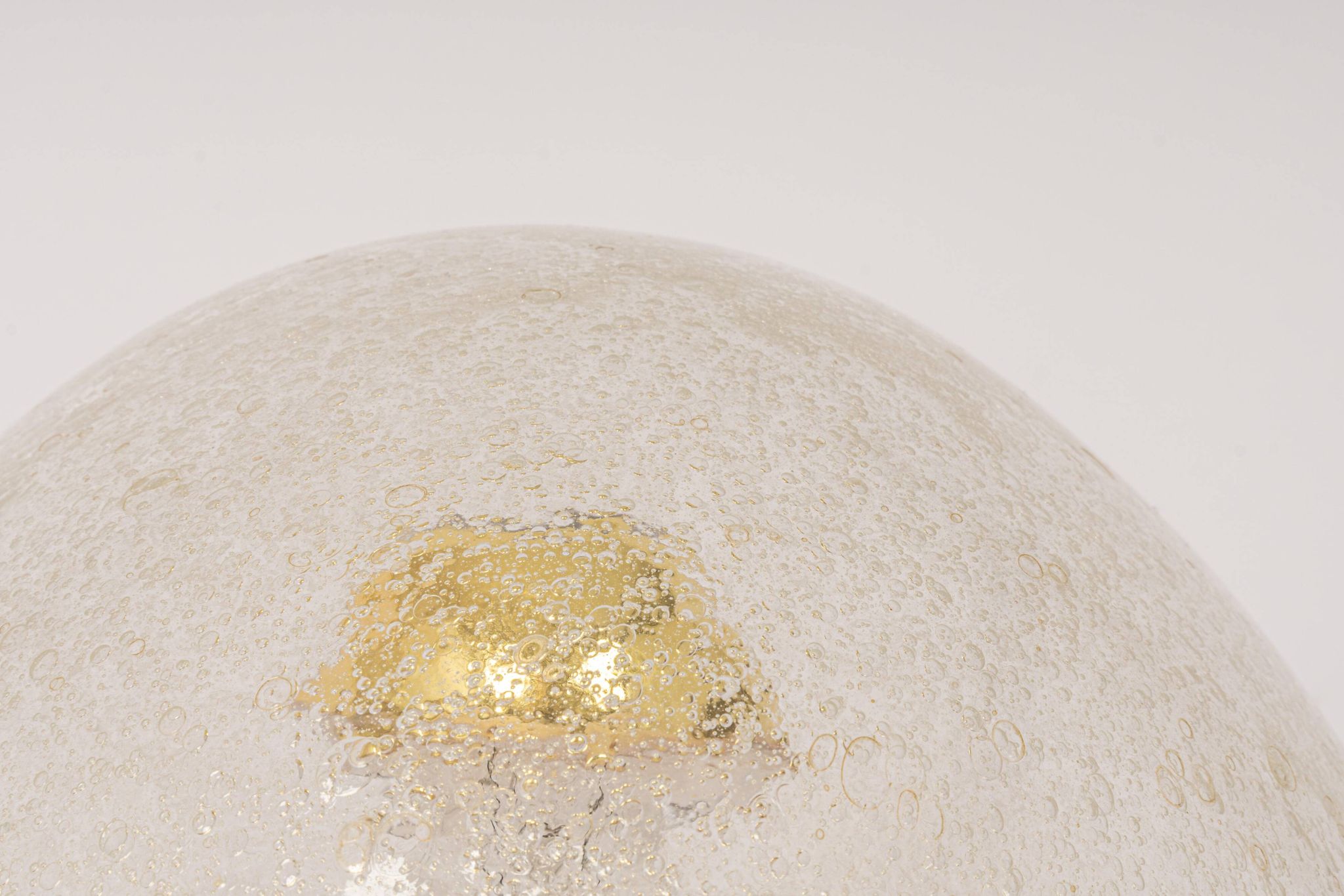 glass Space Age ceiling lights by Hoffmeister, Germany, 1960s