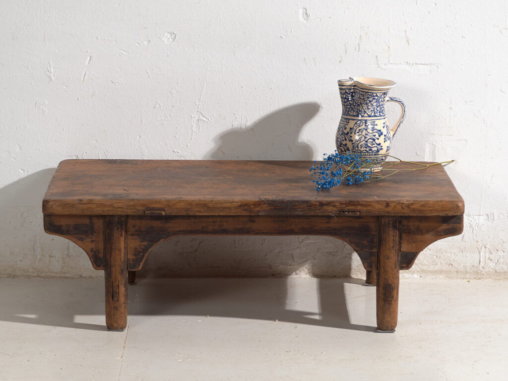 Antique pine coffee table – China circa 1930