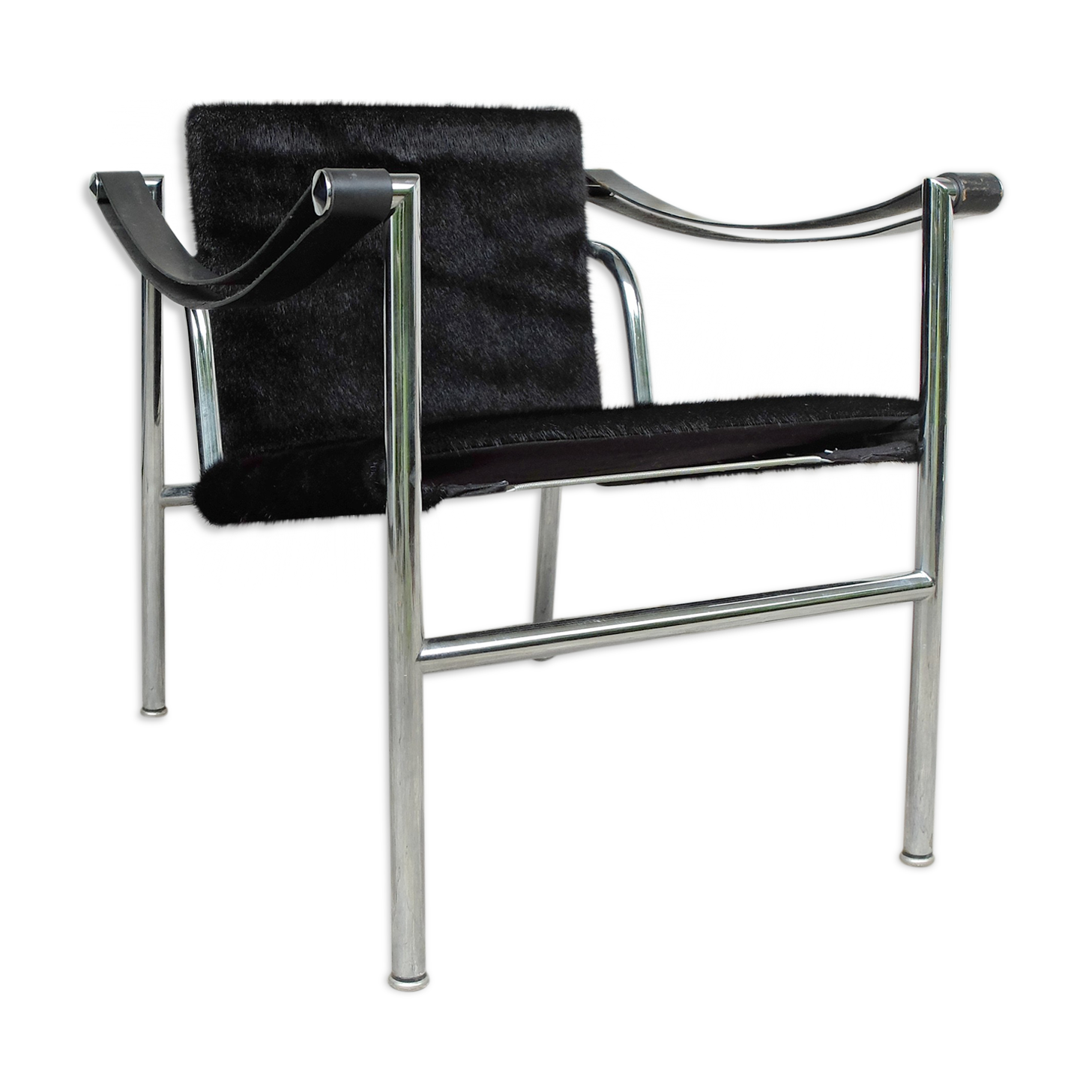 Armchair LC1 No.1395 by Le Corbusier, Pierre Jeanneret, Charlotte Perriand Cassina, 1960