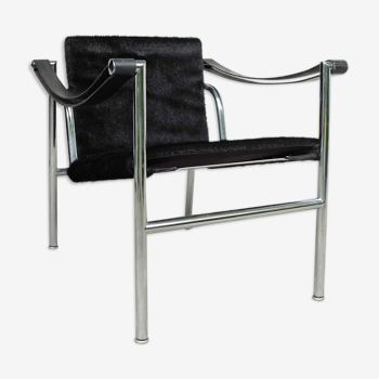 Armchair LC1 No.1395 by Le Corbusier, Pierre Jeanneret, Charlotte Perriand Cassina, 1960