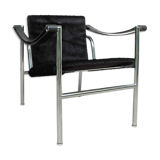 Armchair LC1 No.1395 by Le Corbusier, Pierre Jeanneret, Charlotte Perriand Cassina, 1960