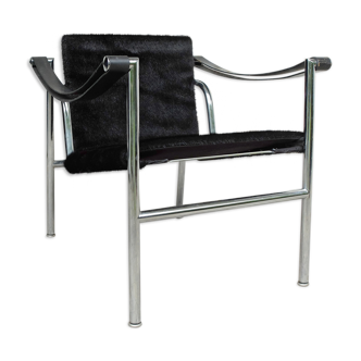 Armchair LC1 No.1395 by Le Corbusier, Pierre Jeanneret, Charlotte Perriand Cassina, 1960