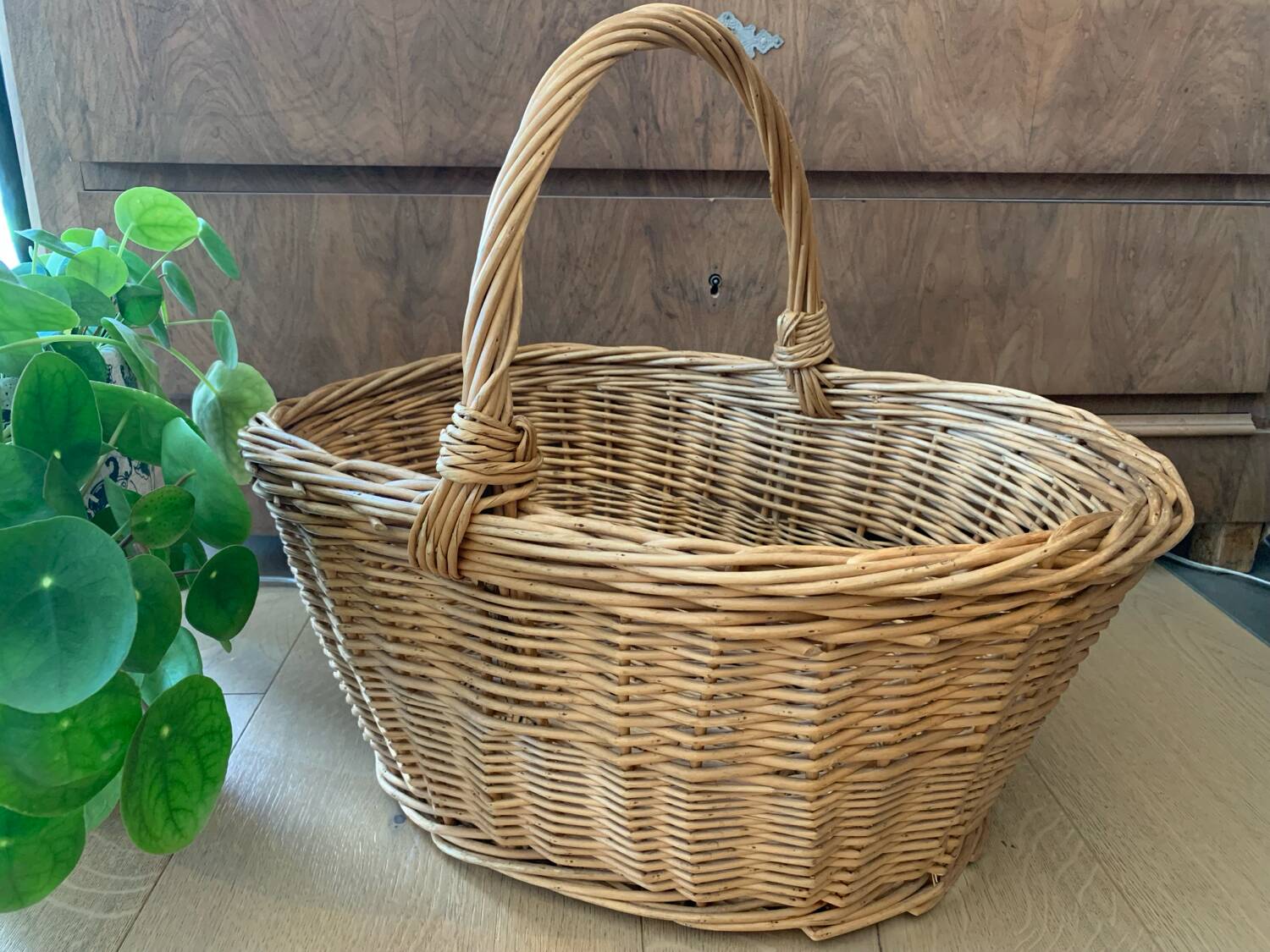 Large wicker basket