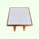Petite table d’appoint vintage pieds compas